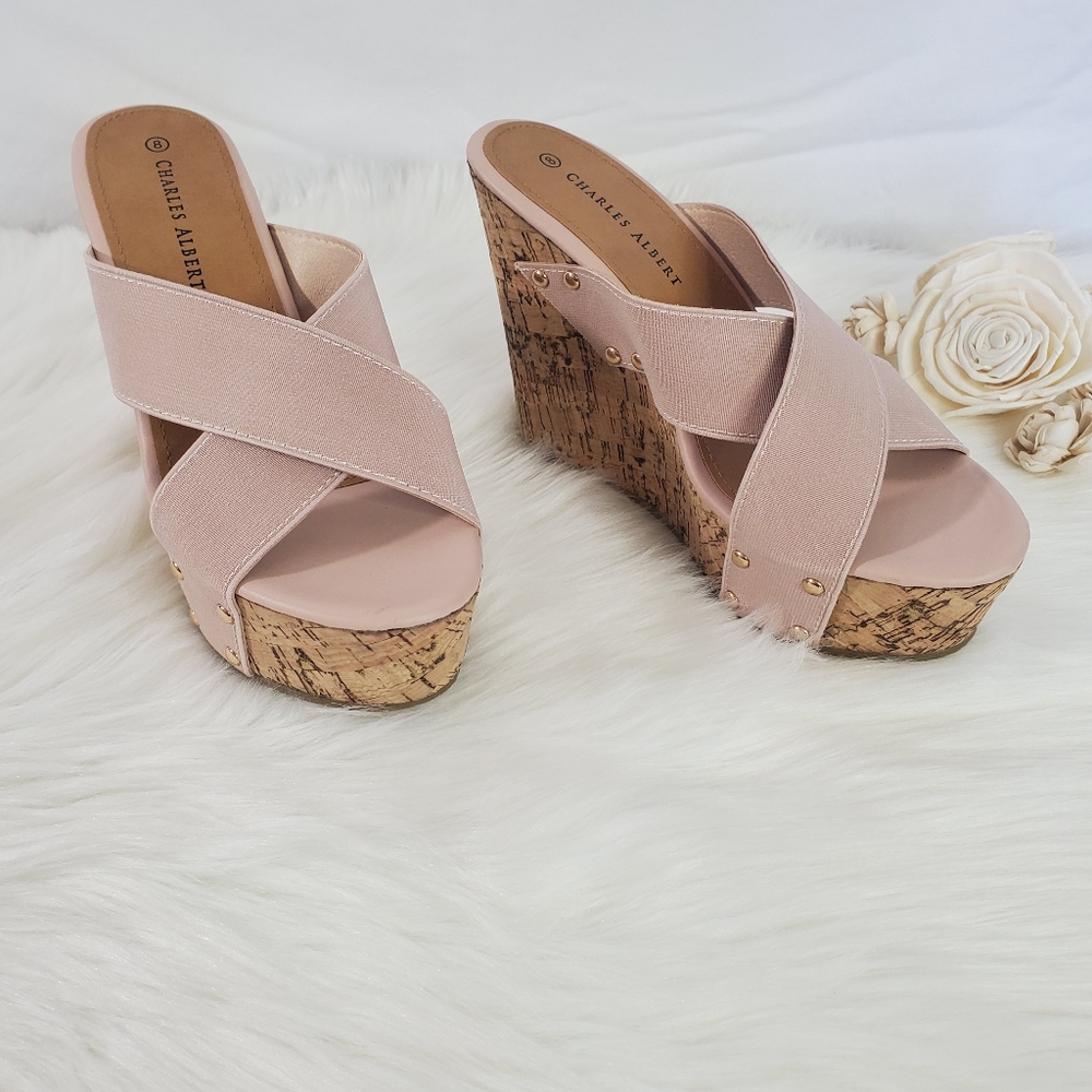 Cork wedge sandals - Picture 2 of 4